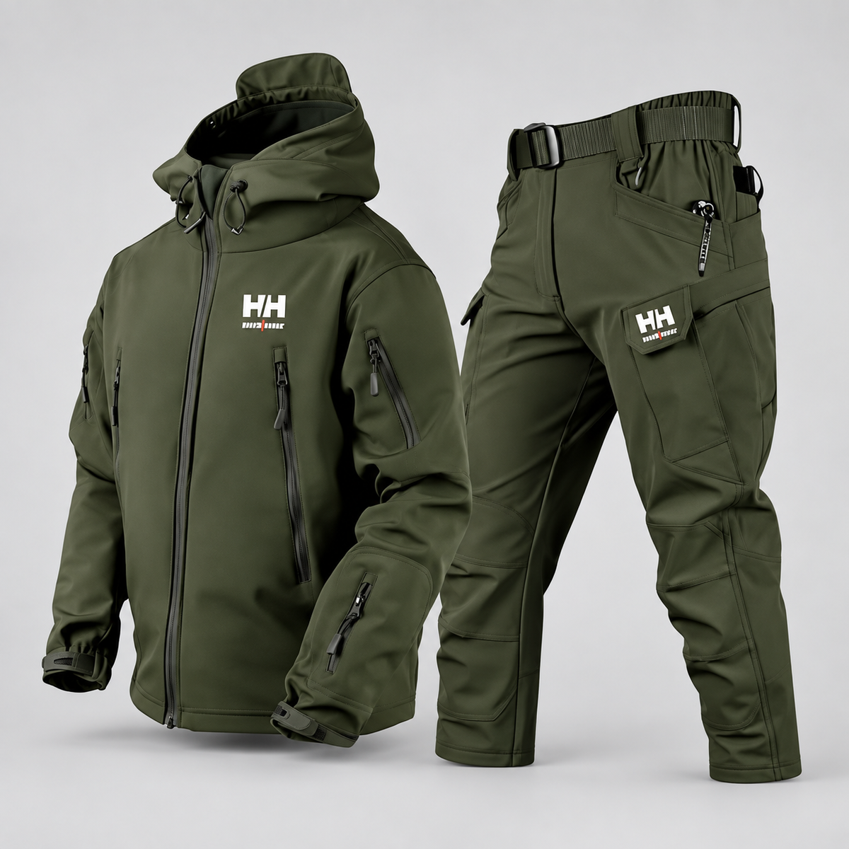 Ensemble de manteau d'hiver unisexe